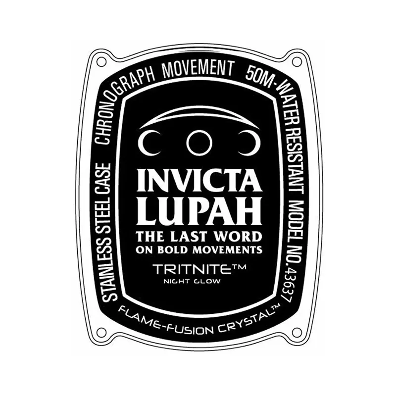 Invicta Lupah Swiss Quartz Grey Dial Men's Watch- 43637